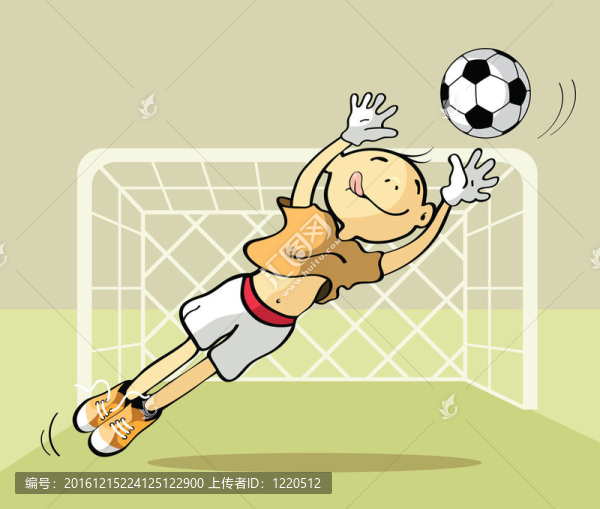守門員接球