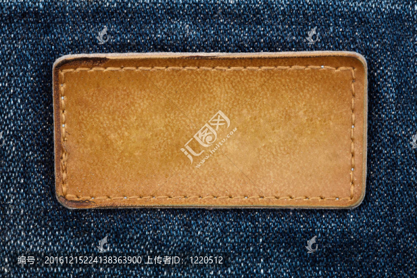 空白皮革牛仔標(biāo)簽