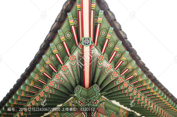 漢城南部彩繪宮殿建筑細(xì)部