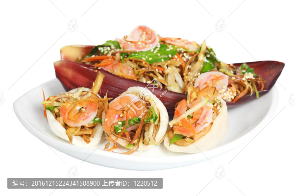 蝦片沙拉