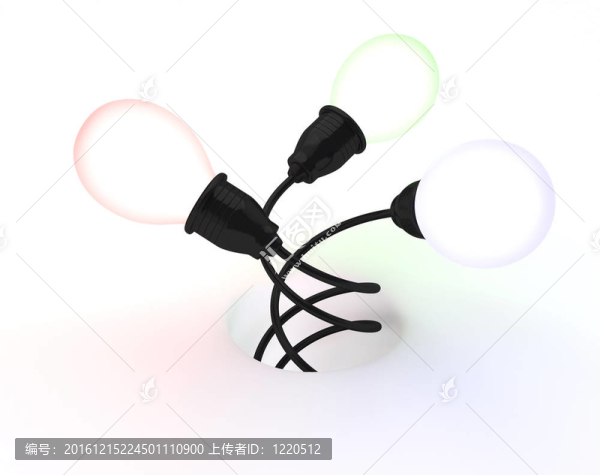 彩色燈泡