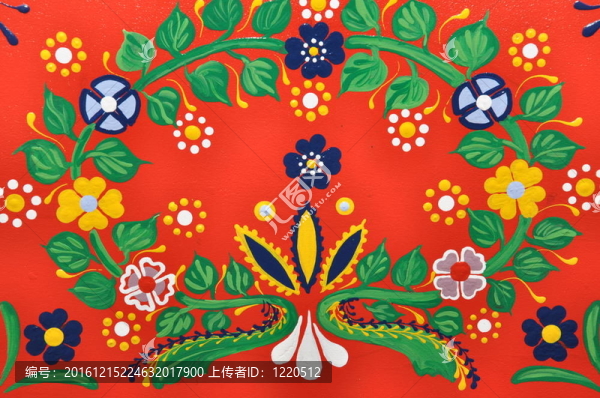 手繪花卉飾品