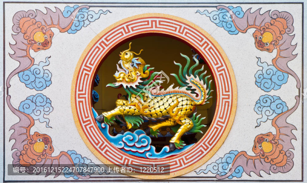 中國(guó)龍的雕像