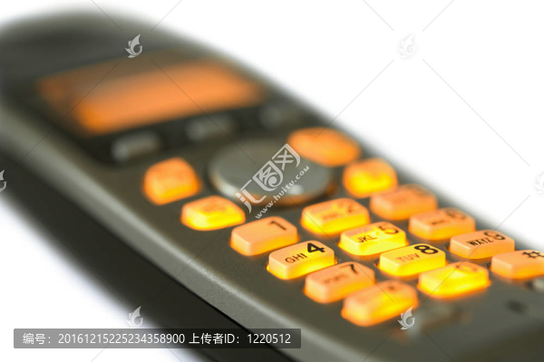 帶有發(fā)光按鈕的電話