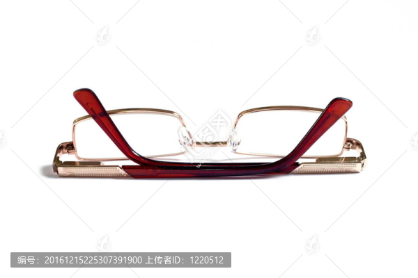 金色眼鏡用于暗淡的視力