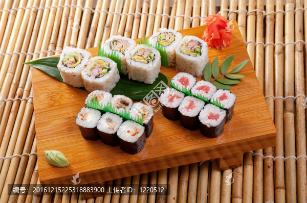 煙熏魚壽司卷