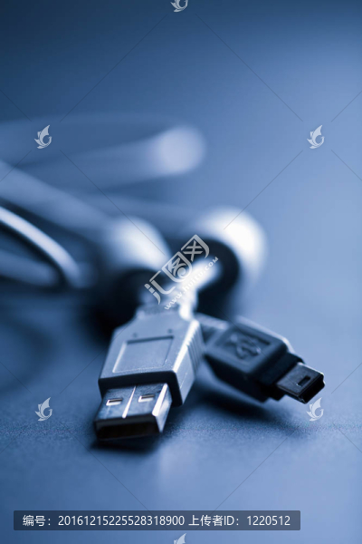 USB電纜的藍(lán)色