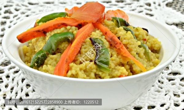 蒸粗麥粉