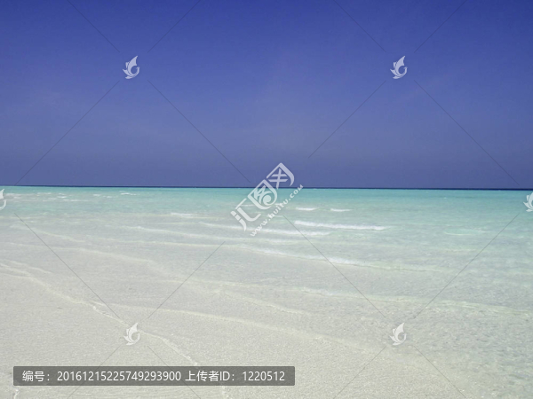 馬爾代夫的海灘和顏色