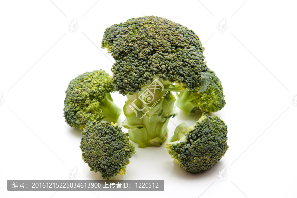 鮮綠色的花椰菜