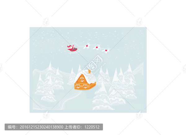 Santa新年快樂(lè)卡