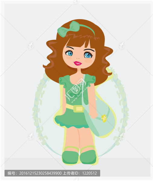 可愛的小女孩