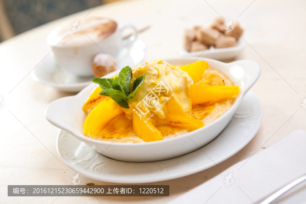 小麥粥芒果