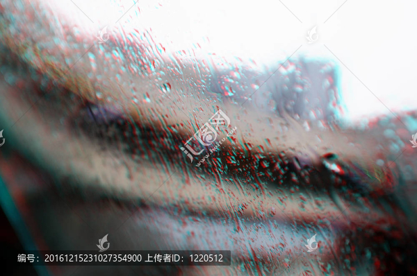 3D雨滴窗