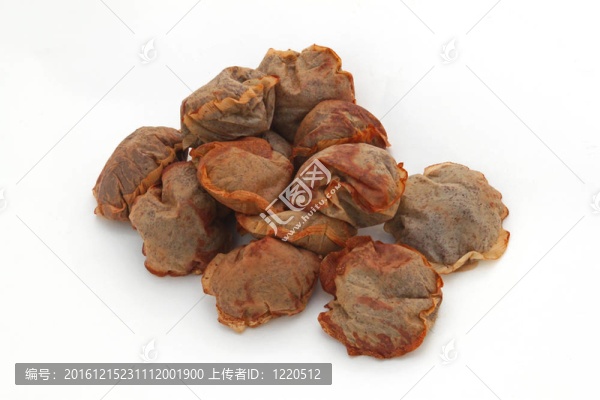 用于白色背景的茶葉袋。