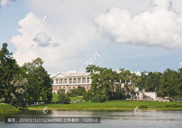 凱瑟琳公園的卡梅倫畫廊。Tsarskoye,Selo是皇室貴族居住和來訪的俄羅斯前24公里南從圣彼得