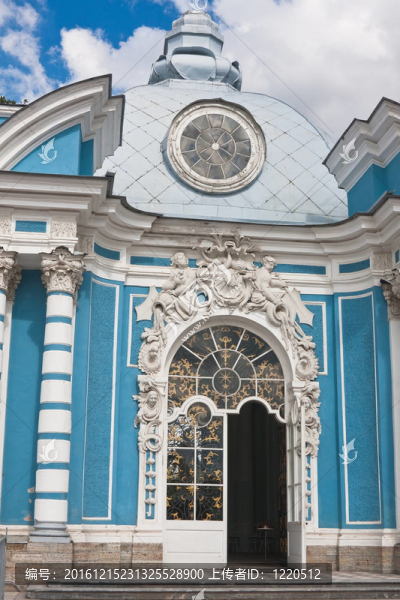 俄羅斯.圣彼德堡。Tsarskoe,Selo（Pushkin）。凱瑟琳在大塘海岸公園亭石窟。