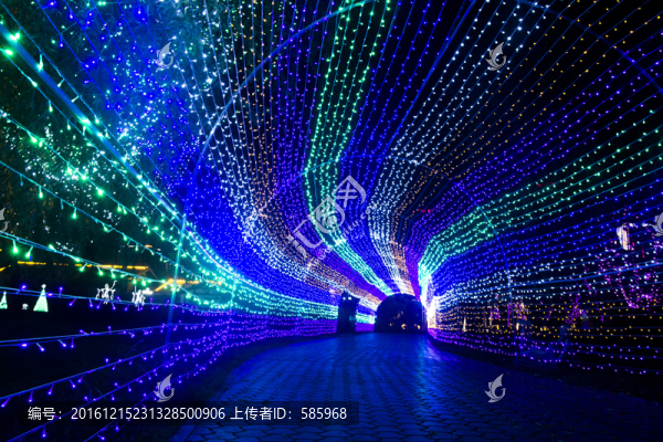 時(shí)光隧道燈展