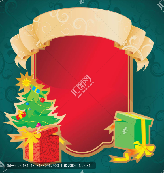 具有節(jié)日裝飾的圣誕架