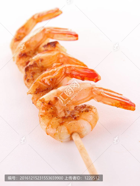 蝦肉串