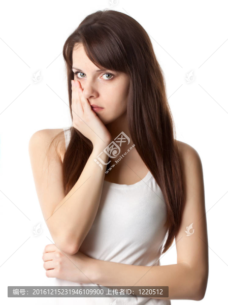 女人與牙痛