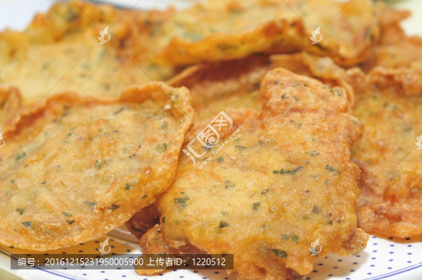 西班牙Tortas,de斑節(jié)蝦；蝦蛋糕