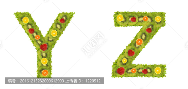 字母表從水果