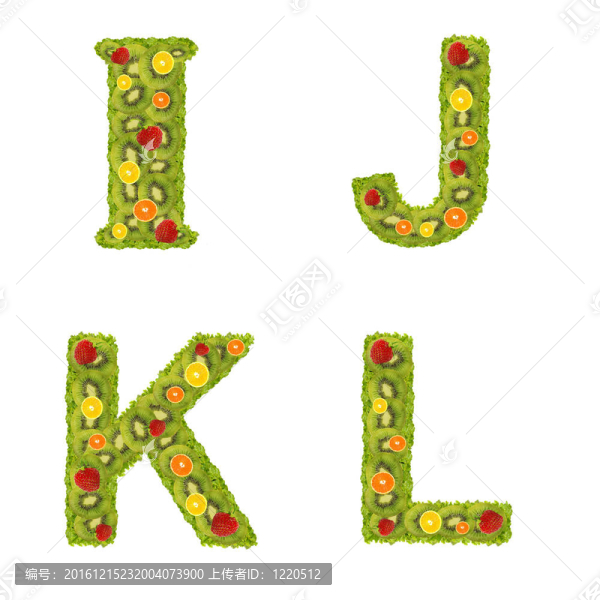 字母表從水果