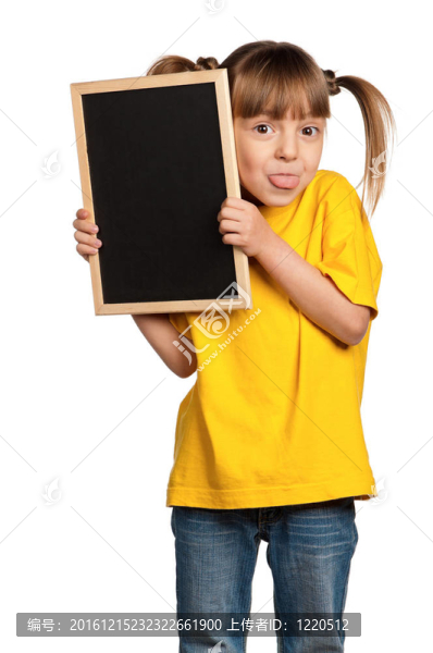 女孩的黑板