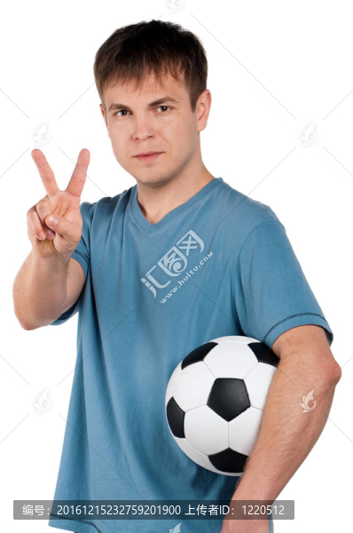 男子與經(jīng)典足球