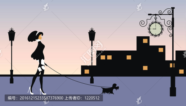女性插畫(huà)圖