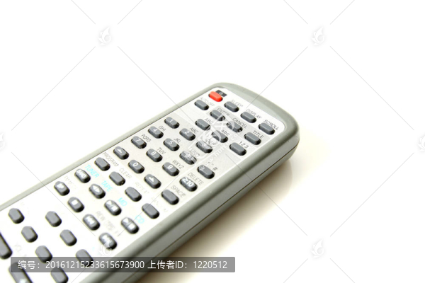 白色背景下的遙控