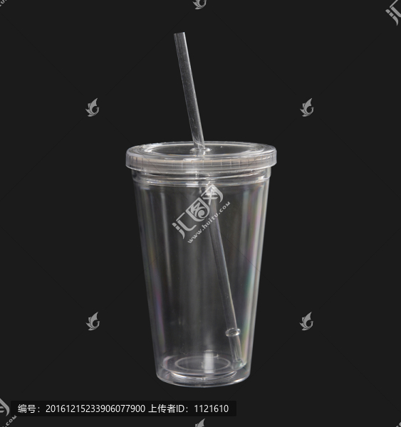 透明塑料杯子