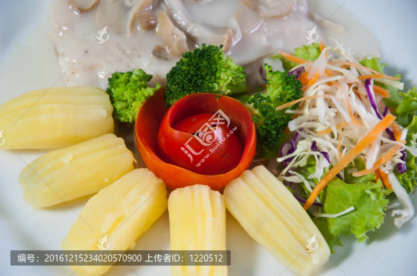 白汁意大利面