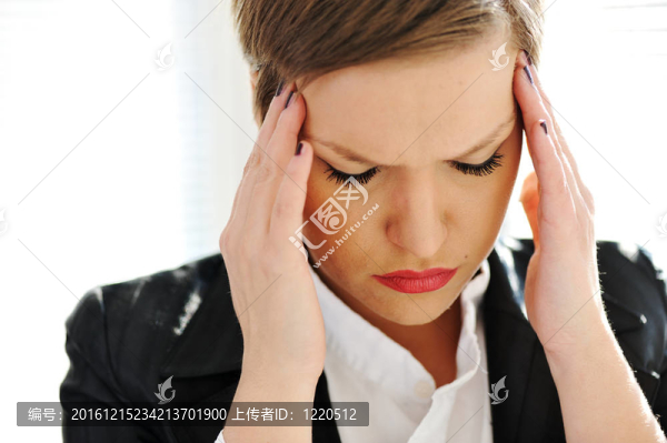 沮喪的女商人