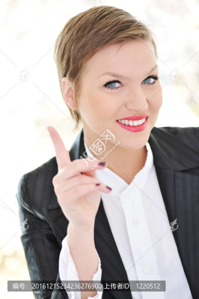 年輕商業(yè)女性的畫(huà)像