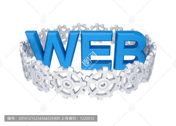 環(huán)繞字網(wǎng)的齒輪圈。