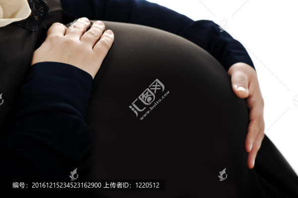 孕婦阿拉伯婦女