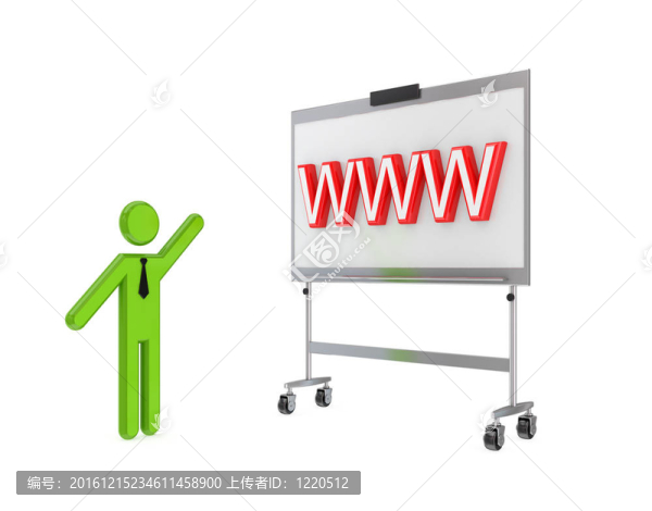 用掛圖和大字www.,3D小的人