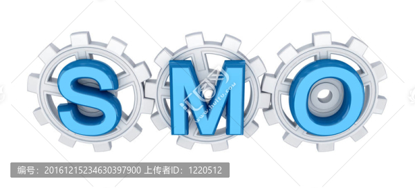 詞SMO和白色齒輪。