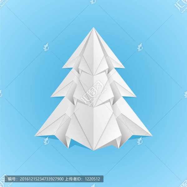 紙的圣誕樹