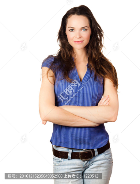 美麗年輕自信的女人