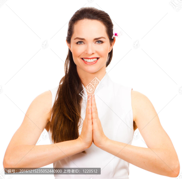 美麗女性按摩師
