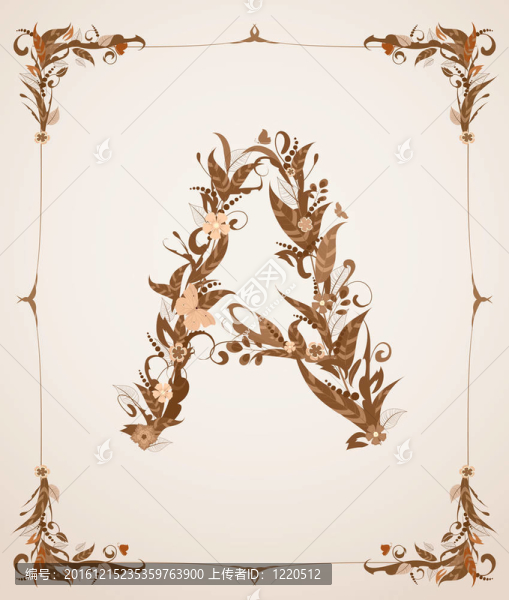 復(fù)古復(fù)古字母框
