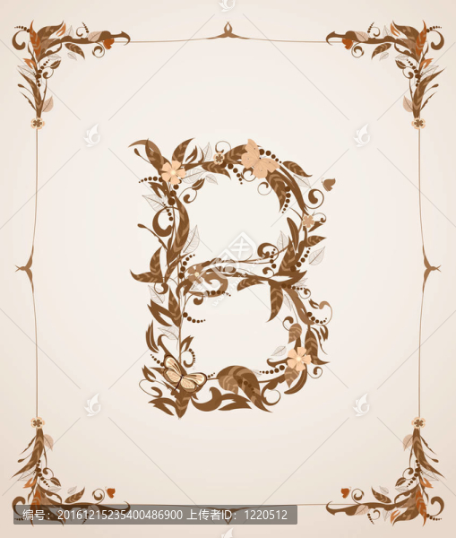 復(fù)古復(fù)古字母框