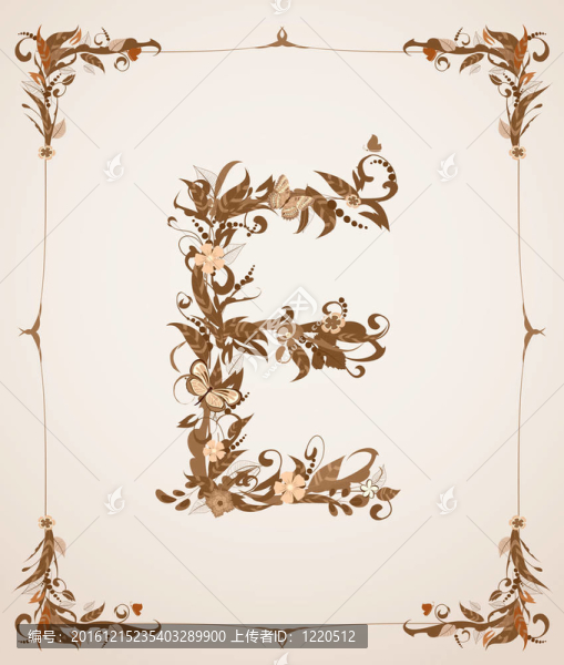 復(fù)古復(fù)古字母框