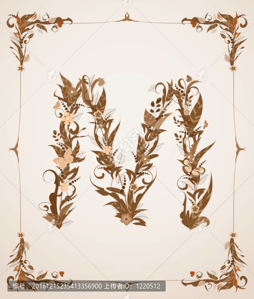 復(fù)古復(fù)古字母框
