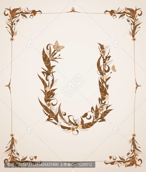 復(fù)古復(fù)古字母框