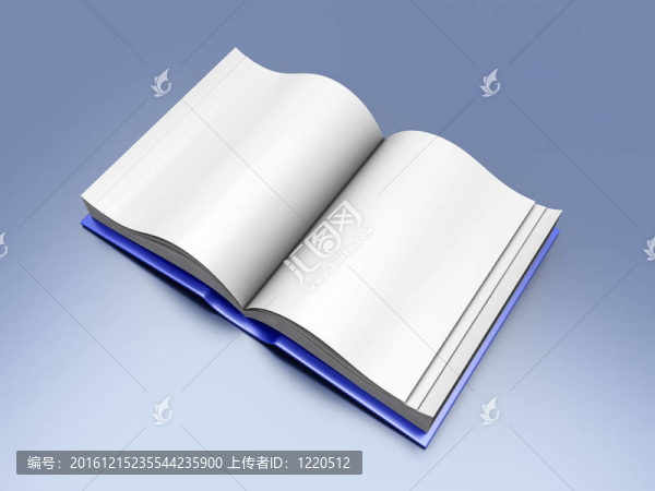 打開的書