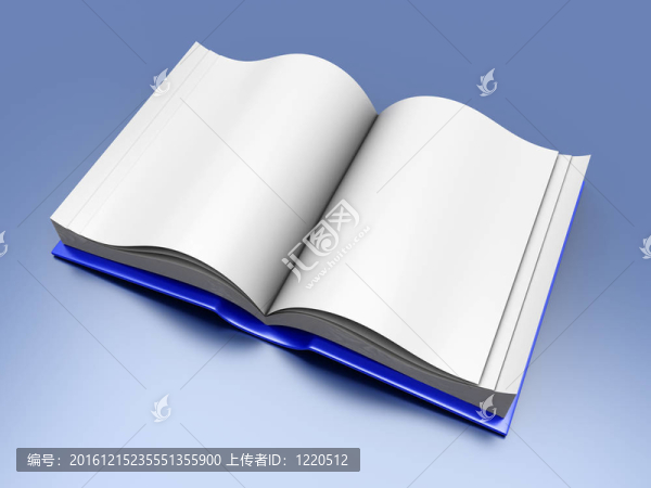 打開的書